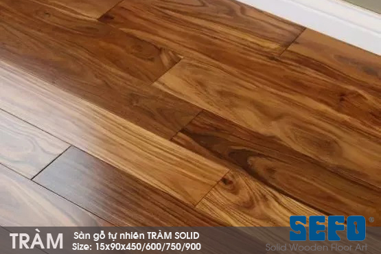 Sàn gỗ tràm 900mm x 90mm x 15mm