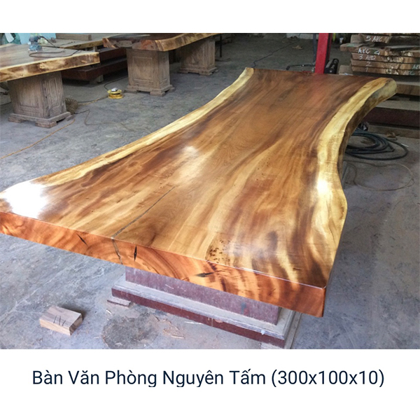 Mặt gỗ nguyên tấm - bàn ăn 15