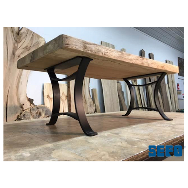 Mặt gỗ nguyên tấm - bàn họp 03