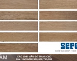 Sàn gỗ tràm 750mm x 90mm x 15mm